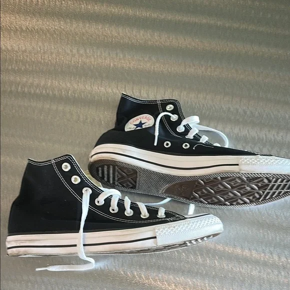 Converse Black High-Top Sneakers - Picture 2 of 6
